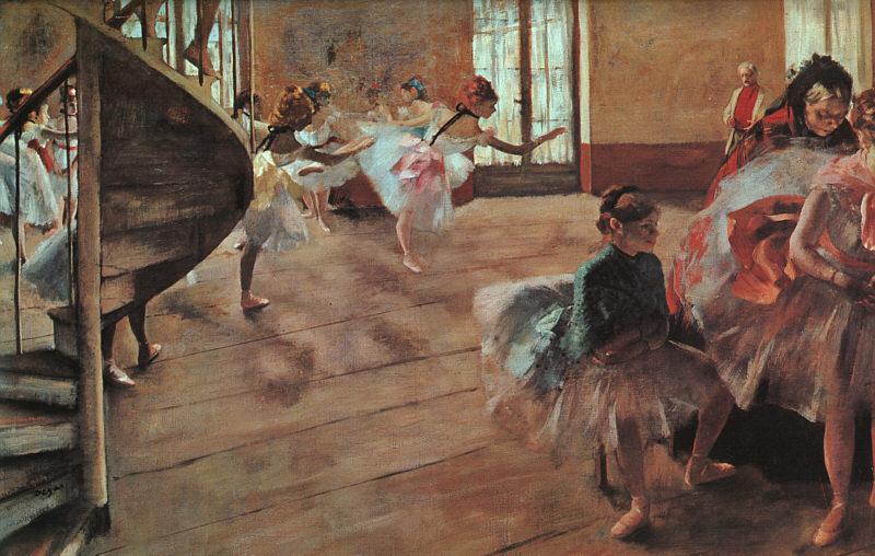 Edgar Degas The Rehearsal oil painting picture